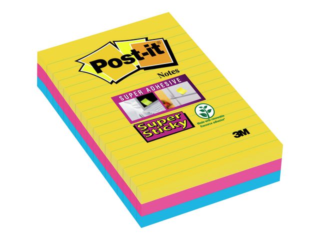 Notatblokk POST-IT SSN 101x152lj Carn(3)