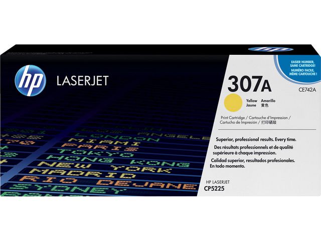 Toner HP CE742A 7.3K gul