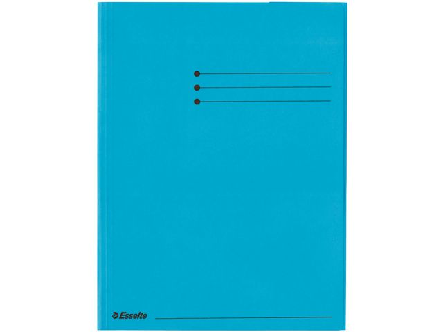 Klaffmappe ESSELTE A4 krt 3 klaff blå