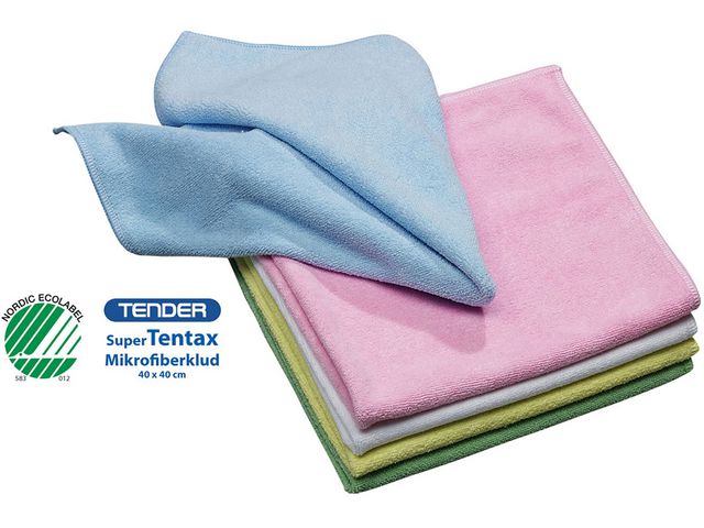 Klut Tentant microfiber 40x40 blå (10)