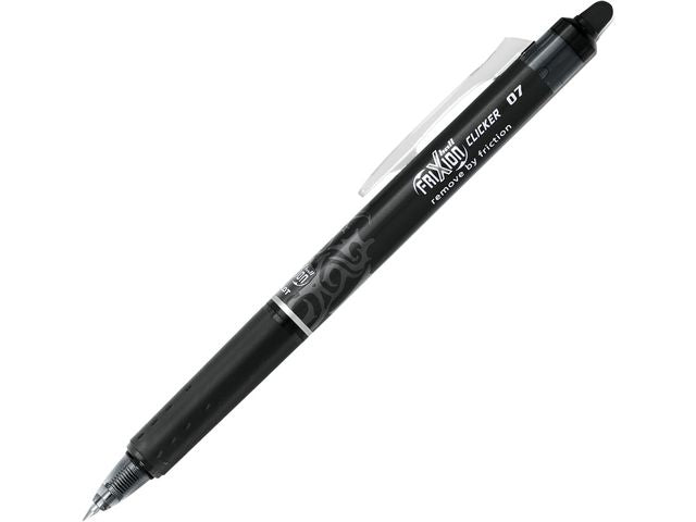 Geleroller PILOT Frixion Click 0,7 sort