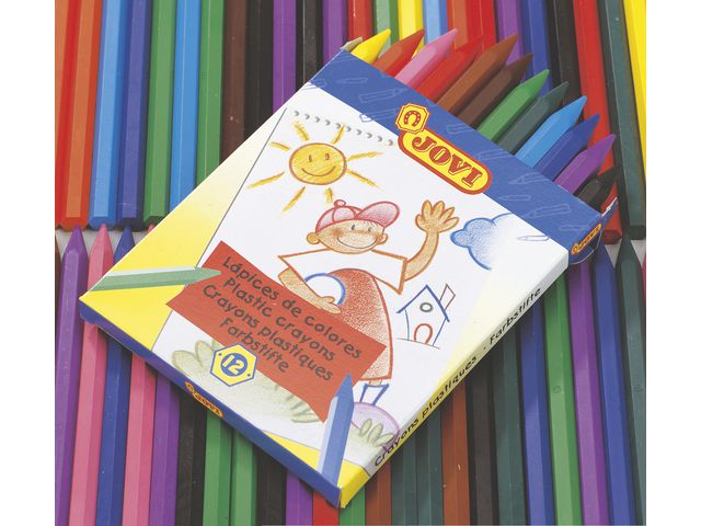 Plastkritt PLAYBOX 12 farver