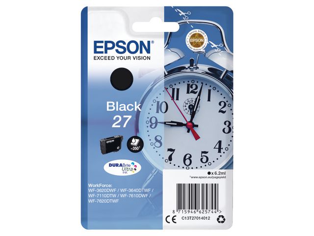 Blekk EPSON 27 C13T27014012 sort