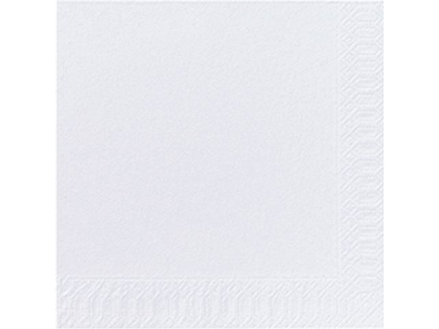 Serviett DUNI 2L 33cm hvit (125)