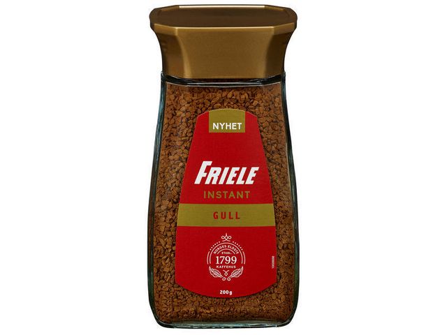 Kaffe FRIELE instant Gull glass 200g