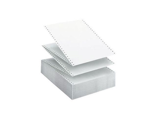 Listepapir 240mmx12" 80g 1x hvit (2000)