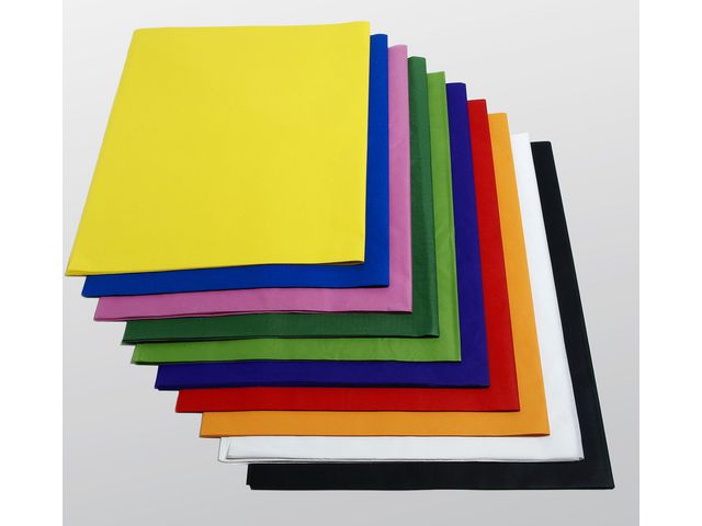 Silkepapir 10 ass farger (250)
