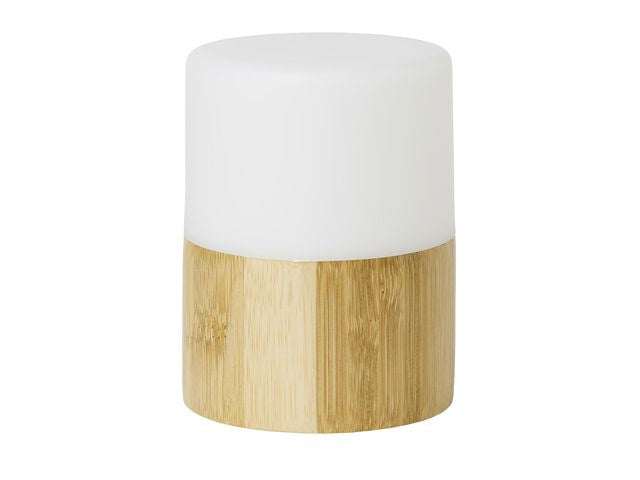 Lysholder DUNI Ø75x105mm Bamboo bright