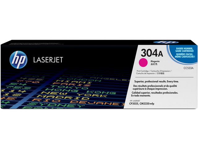 Toner HP CC533A 2.8K rød