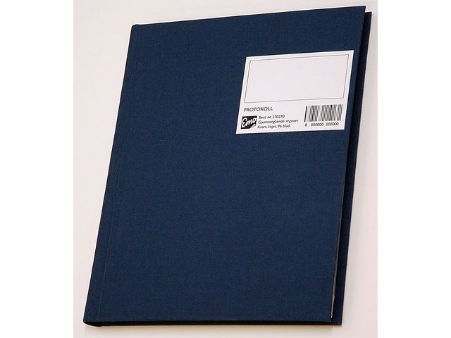 Protokoll EMO 17x21 80g 96bl lin.regist.