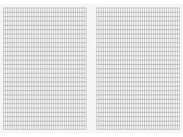 Skrivebok A4 80g 24bl 5x10 rutet