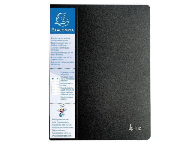 Presentasjonsmappe EXACOMPTA 20l A4 sort