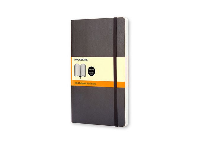 Notatbok MOLESKINE Soft L linj sort