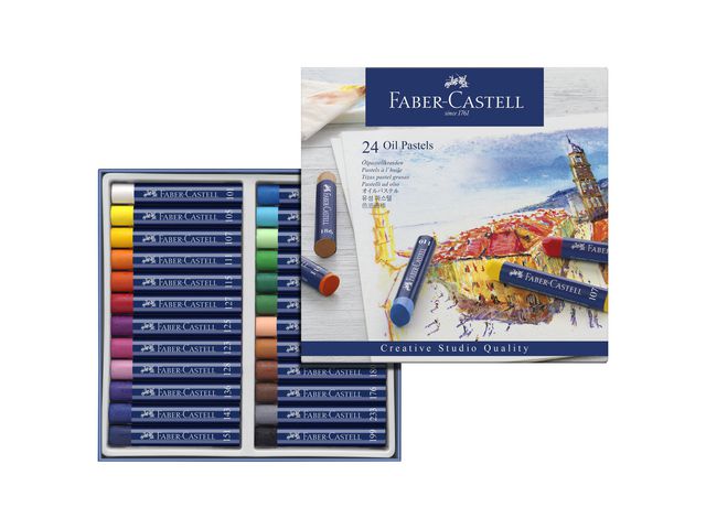 Oljepastellkritt FABER CASTELL ass (24)