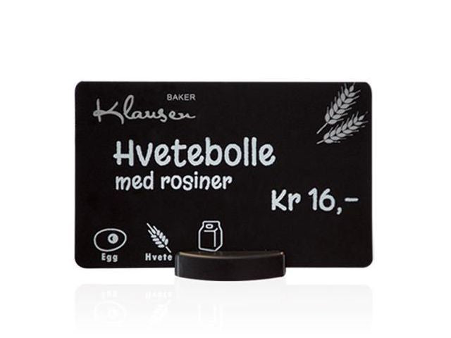 Plastkort BUYSEC 0,76mm 100/pk sort