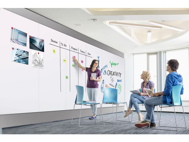 Whiteboard LEGAMASTER W-UP 119,5x200cm