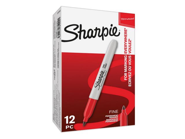 Merkepenn SHARPIE F rød