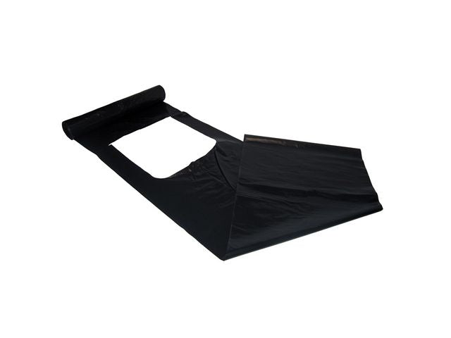 Avfallssekk LDPE 75x125 50my kn sort(10)