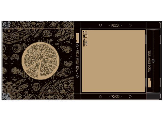 Pizzaeske 41x41x4cm