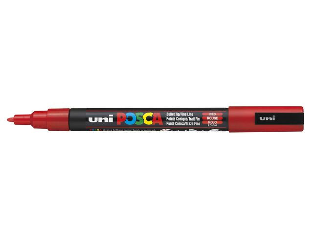 Paintmarker UNI Posca PC-3M rød