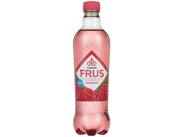 Mineralvann Farris Frus bringebær 0,5L