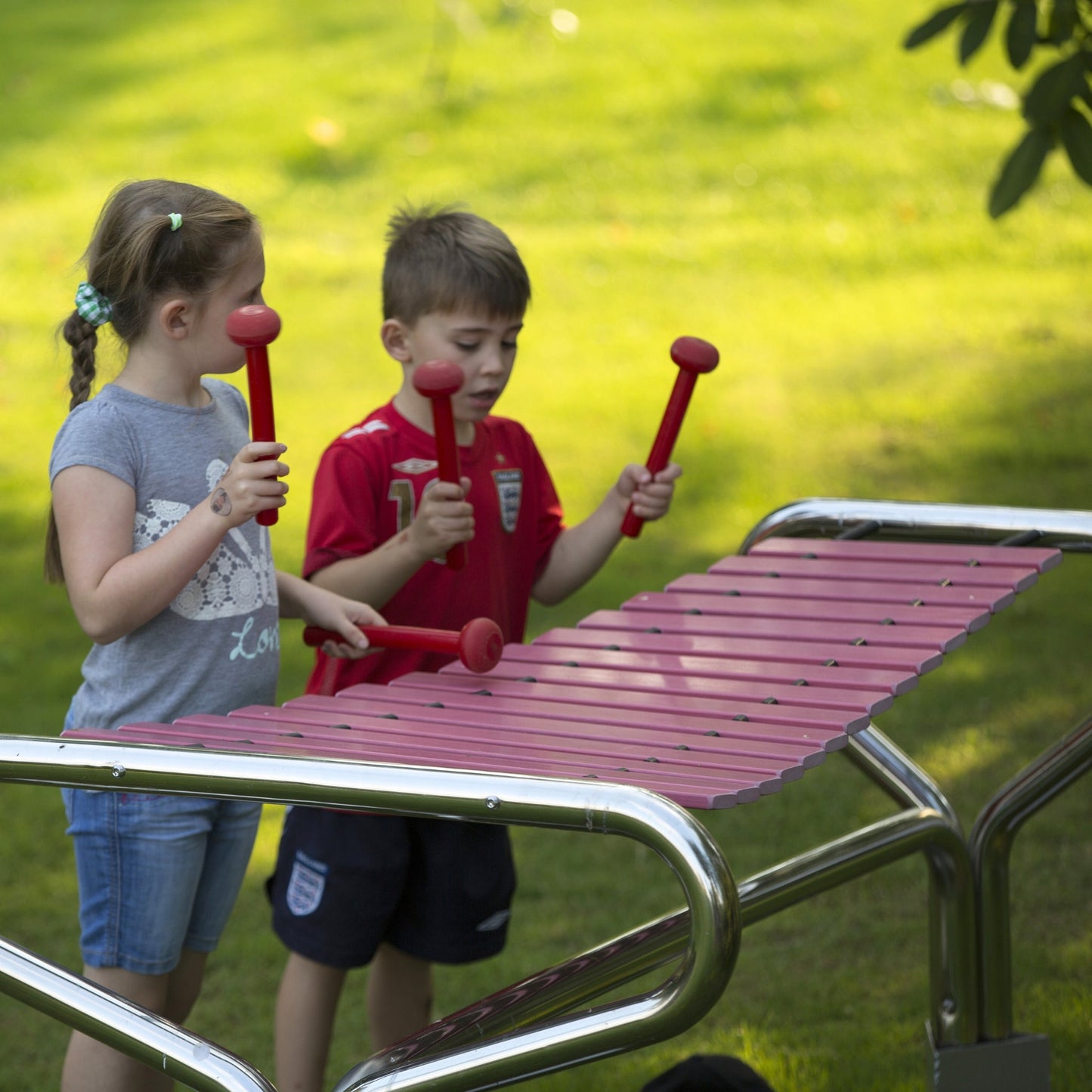 Utendørs Marimba