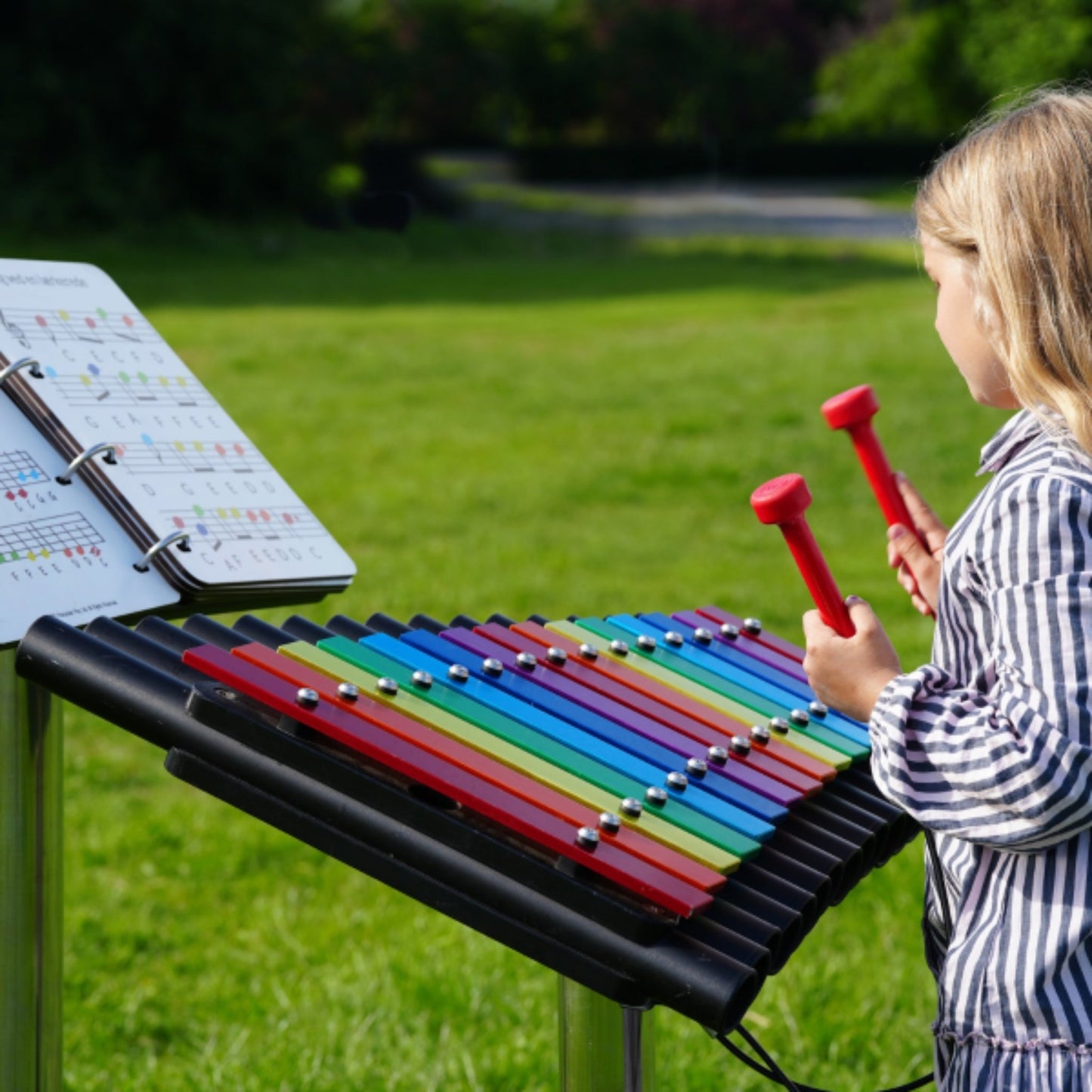 Music Book, fargekodede noter