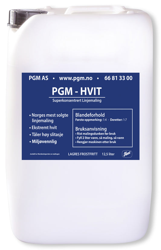 Linjemaling - Oppmerking gressbane hvit