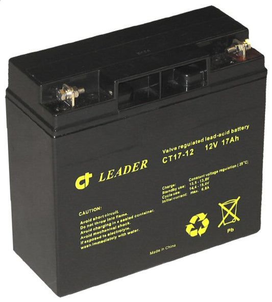 Batteri, stort, 17Amph - 12V