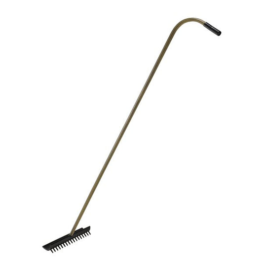 Skaft til bunkersrive, bøyd skaft