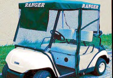 Driving range nett til golfbil