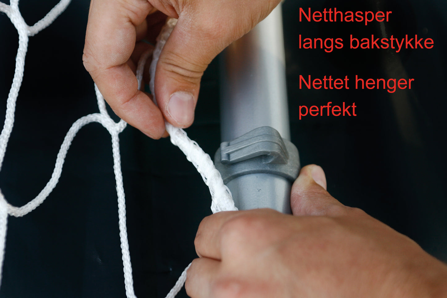 Netthasp til håndballmål