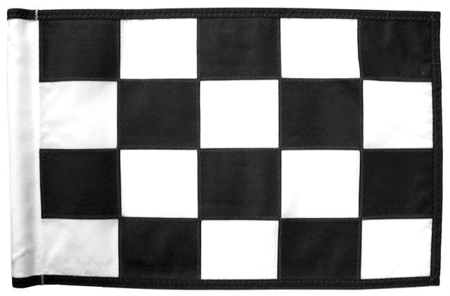 Green flagg  Rutete, Sort / Hvitt PGM