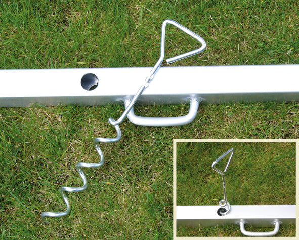 Jordanker for fotballmål, sett med 4 stk