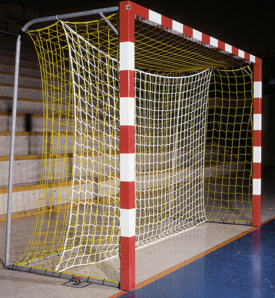Fangnett til håndballmål, hvit 45mm