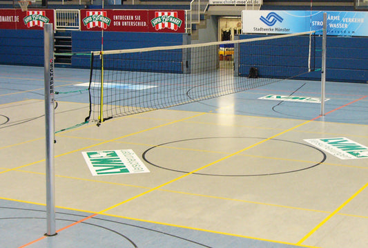 Volleyballstolpe konkurranse 83mm Med nett og antenner
