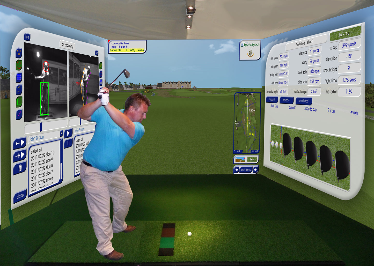 Videoanalyse - med 1 kamera Til 3D Surround Simulator, Farger