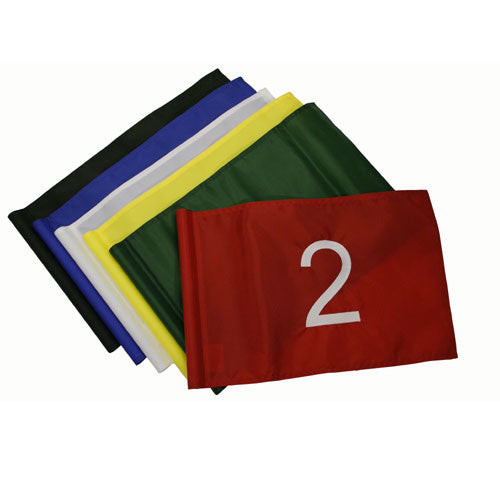 Green flagg rødt 10-18 m/malje PGM