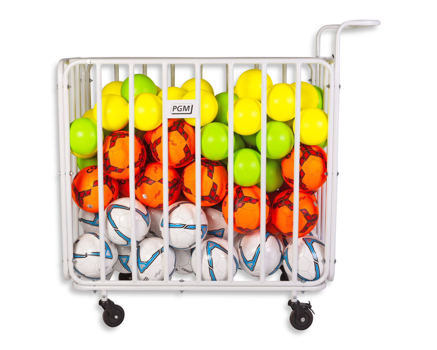 Oppbevaringsvogn for baller mobilt