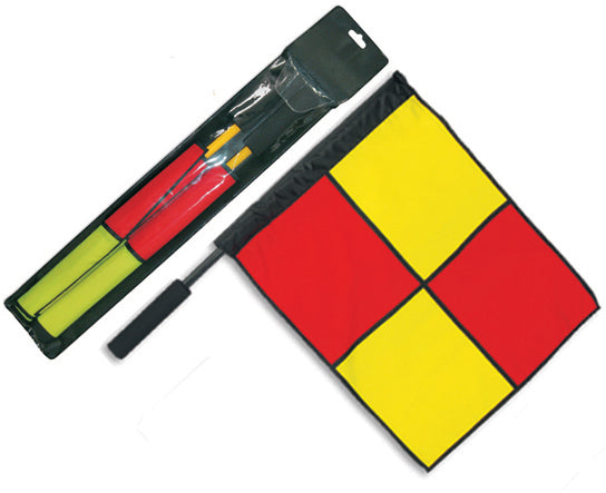 Linjedommerflagg - sett med 2 stk