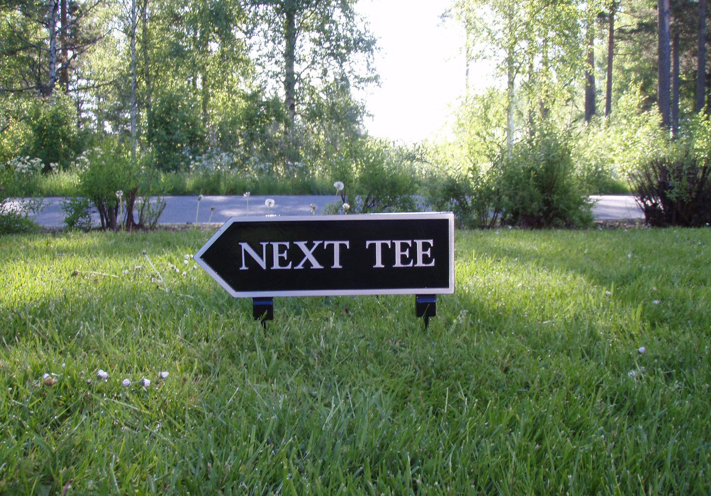 Next tee i metall "Silverline"