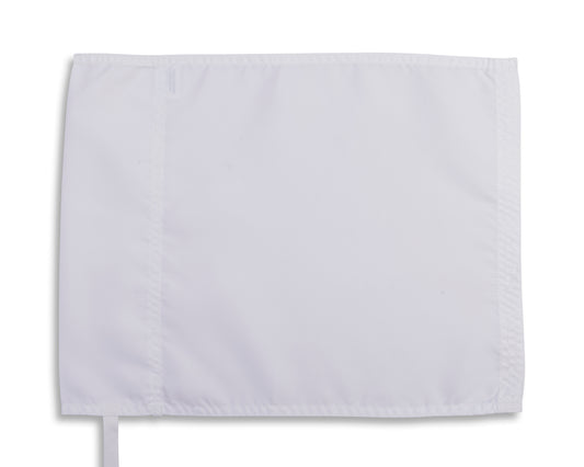 Hjørneflagg - hvitt