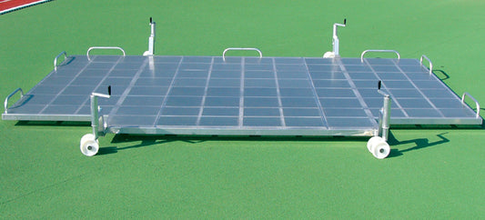 Plattform for høydehoppmatter