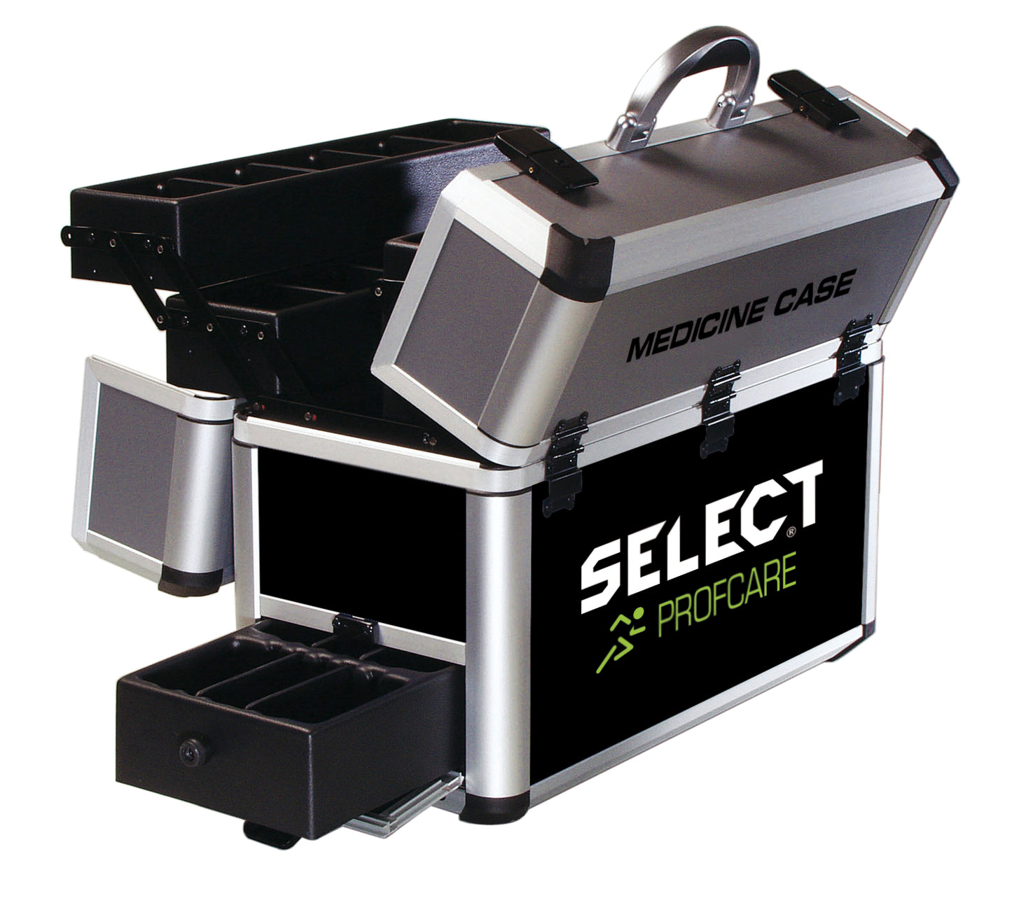 Medisinkoffert Aluminium Select Uten innhold