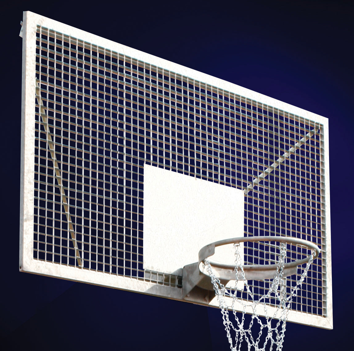 Basketplate Stål 120x90cm