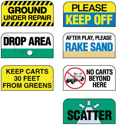 6" x 12" Aluminum Sign-Please Keep Off