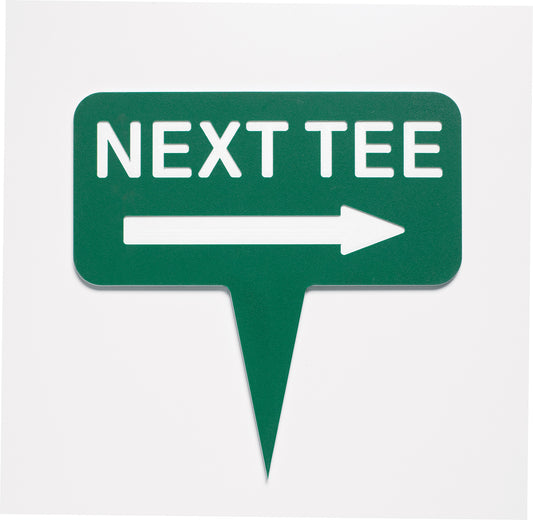 5" x 10" Double-Sided Green Line Sign