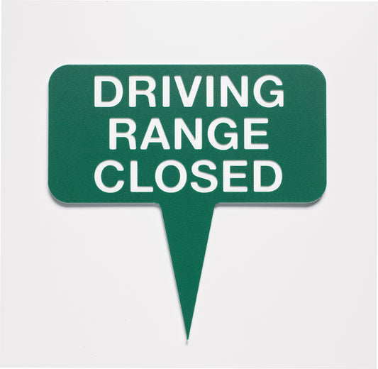 5" x 10" Single-Sided Green Line Sign