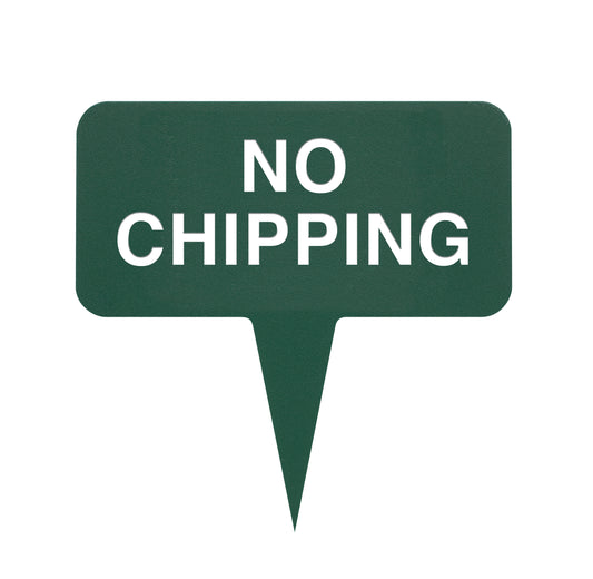 5" x 10" Double-Sided Green Line Sign