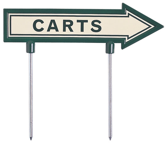 11" Arrow-White/Yellow-Carts